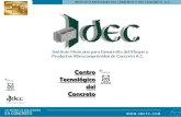 Centro Tecnológico del Concreto - Universidad Veracruzana · bloques de concreto. •conclusiones. manufactura. componentes del concreto. ... ( norma nmx - c - 036) velocidad de