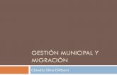 Gestión Municipal y Migraciónpoliticaspublicas.uc.cl/wp-content/uploads/2015/07... · Municipalidad de Bonn Coordinación con institucionalidad nacional Busca integración de inmigrantes