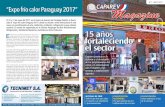 “Expo frío calor Paraguay 2017”y otras plantas procesadores de alimentos. Es profesor de la Universidad Nacional de Luján, Presidente de la Asociación Argentina del Frío y