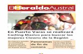En Puerto Varas se realizará - El Heraldo Austral...$200 Jueves 14 de Marzo de 2019, Puerto Varas C M A N Pág. 3 Pág.5 Pág.6 y 7 Pág. 9 En Puerto Varas se realizará Casting Masivo