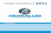 NOSOTROS - Herralumherralum.com.mx/pdf/2015-06-0314:32:40Catalogo revista Herralum 2015.pdf · de vinil, troquelado y maquinado de piezas y componentes, ensamblado, anodizado de aluminio,