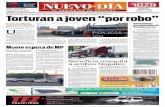 SON NUEVE CASOS REGISTRADOS EN LOS ÚLTIMOS …nuevodia.com.mx/wp-content/uploads/2018/04/... · 2018-06-19 · sión contra un sujeto acusado de cometer robos, se reportó la tarde