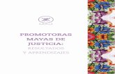 Todas tenemos un lazo queequis.org.mx/.../2018/05/promotoras-mayas-de-justicia.pdf · 2018-05-21 · 3.3 Mecanismos que establece la ley ante situaciones de violencia. 3.4 Instituciones