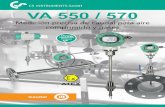 VA 550 / 570 · VA 550 Medición precisa de caudal para aire comprimido y gases Los nuevos sensores de caudal VA 550/ 570 trabajan según el principio de medida calorimétrico. Por