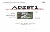 Hardware User Manual Version 1 · 2019-04-26 · 6/13 アドバンスデザインテクノロジー株式会社 ADZBT1 Hardware User Manual 3 機能説明 3.1 Power Supply ADZBT1