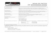 HOJA DE DATOS DE SEGURIDAD (HDS) · 2018-11-19 · Arcos Industries, LLC – Electrodos Arcos para soldadura de aleación con base de níquel Rev.3 – 11/7/2017 Página 1 de 15 HOJA