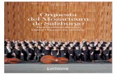 Orquesta del Mozarteum de Salzburgo · Daniel Ottensamer, clarinete i parte w. amadeus mozart (1756-1791) Sinfonía nº 36 en Do mayor, k 425 ‘Linz’ 28’ Adagio, Allegro con