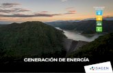 GENERACIÓN DE ENERGÍA...Gestión de los activos físicos de generación Gestión de los recursos energéticos Retos 11.391,74 GWh de generación total con una disminución del 11,1%