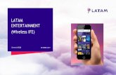 ENTERTAINMENT LATAM (Wireless IFE)Accediendo a la red “LATAM Entertainment” en la lista de redes disponibles, en tierra y en vuelo, pero con acceso ... • verificar que ventana