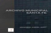 ARCHIVO MUNICIPAL SANTA FEarchivomunicipaldesantafe.es/upload/memoria-anual.pdfenfoque del servicio que presta el Archivo a los usuarios. En 2011 la página web tuvo 4.809 visitas