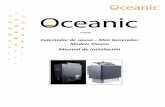 Manual de Instalación - Oceanic Saunas · El calentador alcanza una gran temperatura cuando está en funcionamiento y debe estar protegido para evitar quemaduras El panel de control