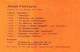revistafolklore.com.arrevistafolklore.com.ar/wp-content/uploads/2018/09/Ariel-Ferraro.pdf · ARCANGEL DE LOS DIAS Del libro *'Serenata de greda (1953) Musical, pero simple 10 mismo