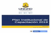 Plan Institucional de Capacitación 2019portal.gestiondelriesgo.gov.co/Documents/Talento... · gestionará el Plan Institucional de Capacitación enfocado en el fortalecimiento y