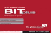 BOLETÍN INFORMATIVO TRIBUTARIO BITplus · boletÍn informativo tributario bit plus registradores de espaÑa servicio de coordinaciÓn oo.ll. nÚmero 206 abril 2017 temas fiscales