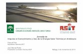 Jornada de Impulso al Conocimiento y Uso de la Energía Solar … · 2013-11-07 · Jornada de Impulso al Conocimiento y Uso de la Energía Solar Térmica en Andalucía Pascual Polo