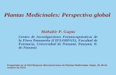 Plantas Medicinales: Perspectiva global · 2016-11-01 · Plantas Medicinales: Perspectiva global Mahabir P. Gupta Centro de Investigaciones Farmacognósticas de la Flora Panameña