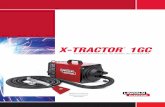 X-TRACTOR - Lincoln Electric · El 1GC X-Tractor® tiene un sistema único de limpieza manual interna. Con el uso de una fuente de aire comprimido suministrado por el cliente y rotación