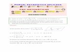 GEOMETRÍA EN EL ESPACIOfuenterrebollo.com/Algoritmos2/pau-geometria.pdf · a) Hallar la ecuación en forma general del plano que contiene a r y a P b) Hallar la ecuación (como intersección