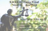 TALLER –Fuero Penal- Nivel II Año 2019biblio.justiciachaco.gov.ar/sites/default/files... · REQUERIMIENTO DE ELEVACIÓN A JUICIO (art. 366) ARCHIVO (ART. 343) INTERVENCIÓN DEL