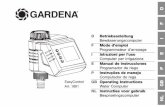OM, Gardena, 1881, EasyControl, Programador de …az274650.vo.msecnd.net/assets/pdf/MOD_201200-MOD_201399/...una instalación de sistema Sprinkler o una instalación de riego por goteo.