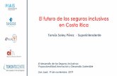 El futuro de los seguros inclusivos en Costa Rica...mercado de seguros, así como entregar la más ... Masivos –Inclusivos - Microseguros. Caracterización del producto ... Ajustes