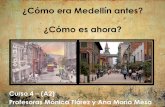 ¿Cómo era Medellín antes? ¿Cómo es ahora? · 2018-09-08 · USOS •Descripción: situación, persona, objeto, tiempo… A Rubén le encantaba el fútbol. La cancha era pequeña.
