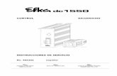 dc1550 - EFKA · 2016-11-04 · dc1550 control da320g5350 >> + p e-i 0 kl2334a instrucciones de servicio no. 405302 español frankl & kirchner efka of america inc. efka electronic