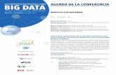08:00 Acreditación – Café · 2017-11-08 · BIG DATA BOGOTA, COLOMBIA, - NOV 3 4TA CONFEENCIA INTENACIONAL SOBE Sesión B: Proyectos de Colaboración para el intercambio de Datos