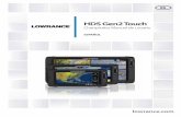 HDS Gen2 Touch - Lowrance USA · 2013-04-09 · 97 Mantenimiento 97 Mantenimiento preventivo 97 Procedimientos de mantenimiento simples 98 Actualizaciones de software 98 Solución