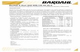 Bardahl ® Gear SAE 85W-140 Oil GL-5...• Diferenciales de camiones, camionetas y automóviles. • Cajas de engranes, diferenciales y mandos finales de maquinaria industrial, agrícola,