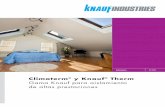 Gama Knauf para aislamiento de altas prestacionesknauftherm.es/wp-content/uploads/2017/05/Knauf-Therm-Aislamiento-NOU.pdf · Panel con topes para formación directa de cámara de