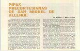PRECORTESIANAS PIPAS - Hispanista · Estas pipas de barro se encontraron en las extensas e importantes zonas arqueológicas del municipio de San Miguel de Allende, del Estado de Guanajuato,