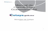 Manual de Contabilidad Gubernamental 2018 · Manual de Contabilidad Gubernamental Celaya, Guanajuato 5 Resumen de contenido El presente Manual de Contabilidad está conformado por: