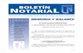 Colegio Notarial Balance 2018 - Mailpro Notarial Balance 2018... · considerar la Memoria y Rendición de Cuentas Anual y el Presupuesto de gastos y cálculo de recursos para el próximo