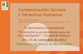 “El derecho a un ambiente sano en las metrópolis” – Ciudad ...IV Seminario Internacional “El derecho a un ambiente sano en las metrópolis” – Ciudad de México 24 y 25