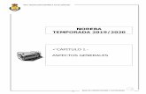 Federación de Balonmano de la Comunitat Valenciana - NOREBA … · 2019-08-27 · real federaciÓn espaÑola de balonmano no.re.ba. 2019/2020 aspectos generales Área de competiciones