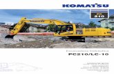 Excavadora hidráulica PC210/LC-10 · EPA Tier 4 interim, la nueva generación de excavadoras hidráulicas de Komatsu continúa con una larga tradición de calidad y de soporte total