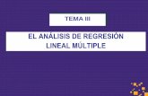 EL ANÁLISIS DE REGRESIÓN LINEAL MÚLTIPLE · 2018-02-05 · Modelos Multivariantes 2 Regresión Lineal Múltiple. En Rial, A. y Varela, J. (2008). Estadística Práctica para la