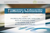 Sesión - Universidad Nacional De Colombia€¦ · TOC en producción (continuación) Técnica DBR en la planificación de la producción. Presentación y análisis de casos. 5 TOC