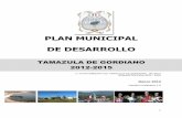 PLAN MUNICIPAL DE DESARROLLO - Sub Secretaría De ...transparencia, la cual a logrado encauzar los esfuerzos de la sociedad de Tamazula de Gordiano para que el municipio sea un muestra