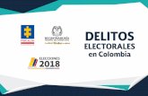 Delitos Electorales Colombiacandidato, partido o corriente política o lo haga en blanco, incurrirá en prisión de 4 a 8 años, y multa de 50 a 200 salarios mínimos legales mensuales