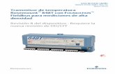 Rosemount 848T Transmisor de temperatura de …...Guía de inicio rápido 00825-0109-4697, Rev TB Marzo de 2019 Rosemount 848T Transmisor de temperatura de alta densidad con FOUNDATION