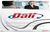 Data Sheet Dalí® 2016 - calltechsa · Permite administrar lista de indicativos, países, ciudades y planes tarifarios del cliente. Configuración de Plantas ... Notifica al Administrador