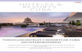 HOTELES & RESORTS...Hotel Conde de Villanueva Hotel Beltrán de Santa Cruz DIFFERENTcuBA Hotel Ambos Mundos La La Habana — Habana — Habana Vieja Habana Vieja LISTADO DE HOTELES