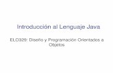 ELO329: Diseño y Programación Orientados a Objetosprofesores.elo.utfsm.cl/~agv/elo329/1s15/lectures/Java/BasicJavaLanguage.pdf · Ejecución de programas Java Para ejecutar programas