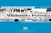 Primer Informe de Violencia Políticaobservatorioppm-jalisco.gob.mx/wp-content/uploads/... · con y sin violencia y 8) Atentados contra familiares. Este es el primer Informe en su