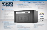 Sistema Ininterrumpible de Energía (UPS)• Acondicionador / regulador de voltaje Industronic para proteger el UPS y extender la vida de las baterías ... (4 hilos más tierra) o