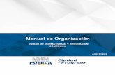 Manual de Organización - Pueblagobiernoabierto.pueblacapital.gob.mx/transparencia... · MISIÓN, VISIÓN Y POLÍTICAS DE CALIDAD DE LA UNIDAD DE NORMATIVIDAD Y REGULACIÓN COMERCIAL