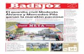 BADAJOZ 3 Página 5 · 2019-03-25 · también en el Campeonato Nacional Militar puntuable para el mundial En la competición de 21,097 kilómetros vencen José Fernández Molina