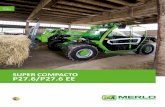 SUPER COMPACTO P27.6/P27.6 EE - Maquinaria ALFOalfo.com.mx/wp-content/uploads/2018/08/P27.6EE.pdf · CARACTERĺSTICAS Y PRESTACIONES P27.6 P27.6 PluS Masa total en vacío, con horquillas